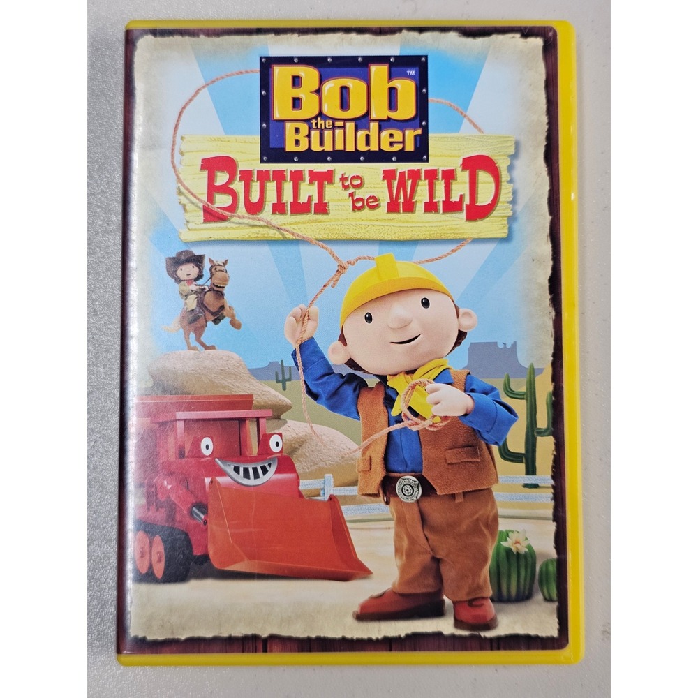 Bob the Builder Built to be Wild DVD 2006 Musical Special Yellow Case HIT NR